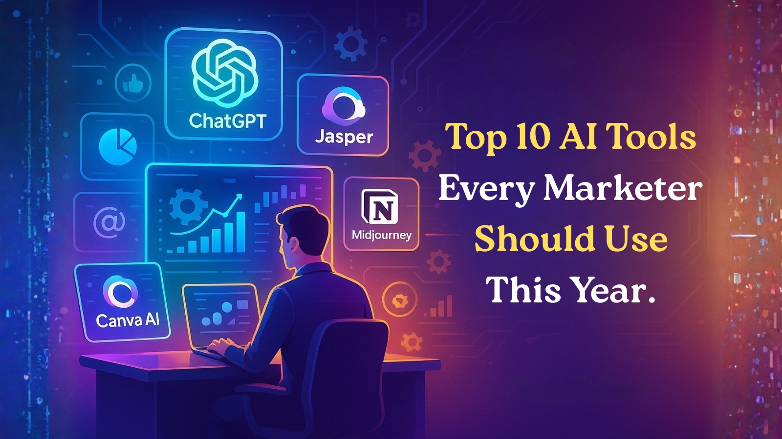 Top 10 AI Tools Every Marketer Should Use This Year